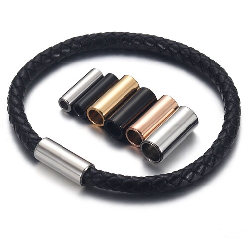 5pcs Stainless Steel Clasps for Leather Bracelet Etsy