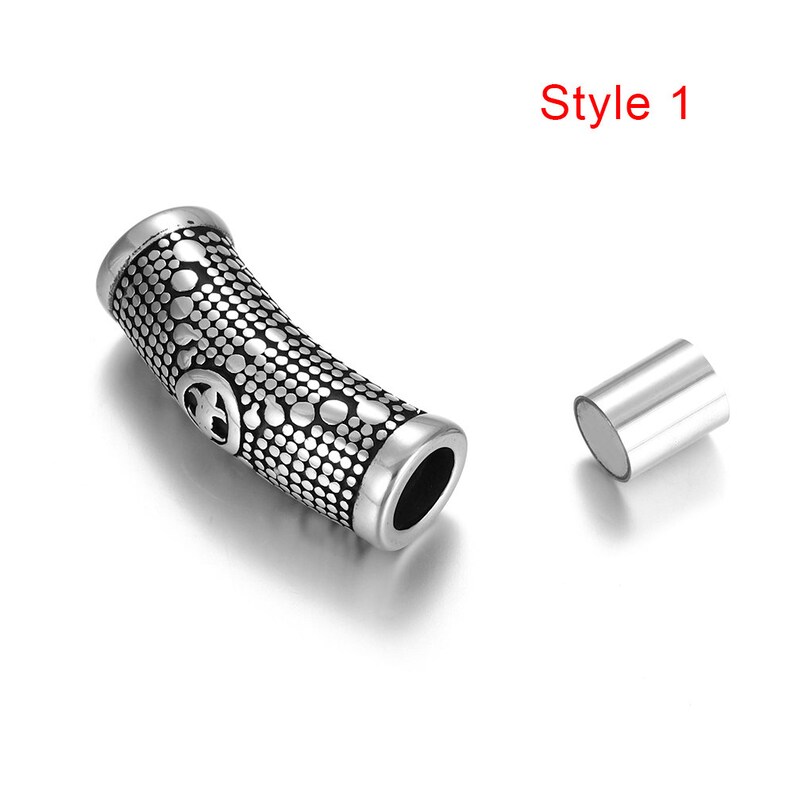 6mm Hole 316L Stainless Steel Clasps for Leather Etsy