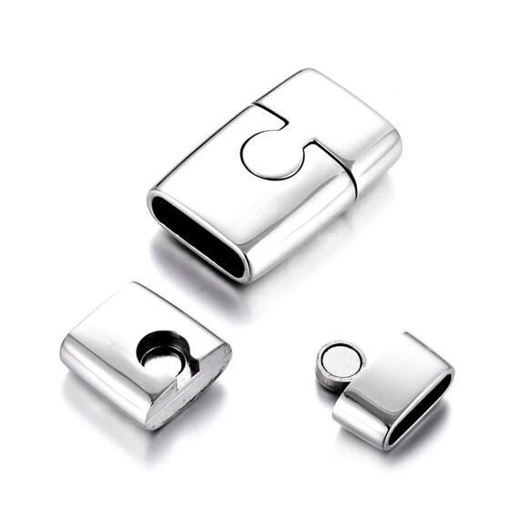 5sets Stainless Steel Magnetic Clasps For Leather Bracelet - How To Make A Leather Bracelet With Magnetic Clasp 5sets Stainless Steel Magnetic Clasps For Leather Bracelet - How To Make A Leather Bracelet With Magnetic Clasp
