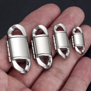 High Quanlity Stainless Steel Spring Clasps for Buba Chain Bracelet , Connectors , Mirror Finish Closure Jewelry DIY Accessories image 7