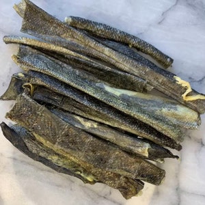 Dehydrated Cod Dog Treats - All Natural, Hand Rolled, Single-Ingredient Treat