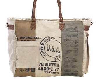 USA Overnight Bag Military Repurposed 