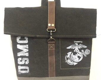 recycled military tent bags