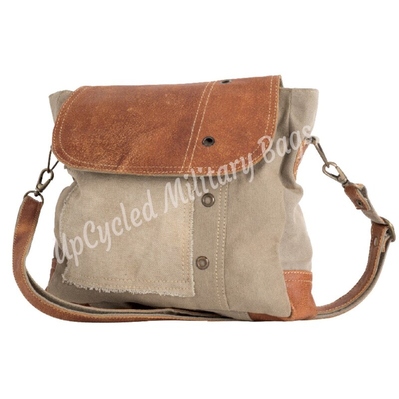 Tent Canvas Shoulder Bag Purse Gift 