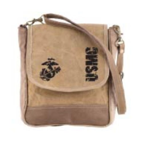 bradford exchange usmc leather backpack Muir Pack or daypack USMC Marine Repurposed and Sustainable
