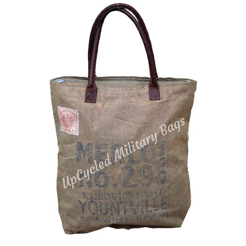 repurposed canvas bags