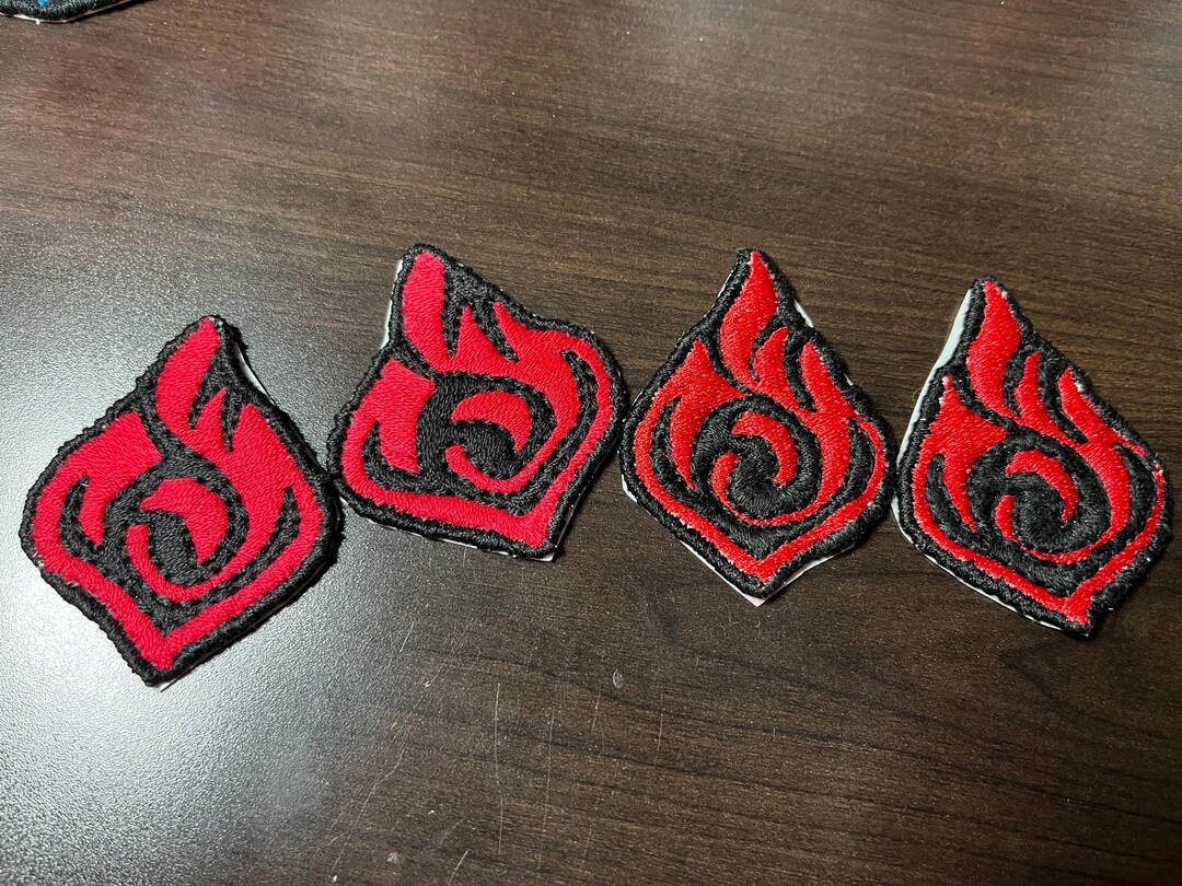 Pyro Patch Genshin Impact - Etsy