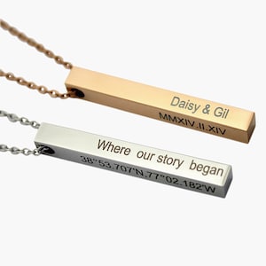 Collares con letras grabadas personalizadas, regalos para el día de la madre, regalo de graduación, regalo de cumpleaños, regalo para hermana, regalo de San Valentín, regalo de Navidad