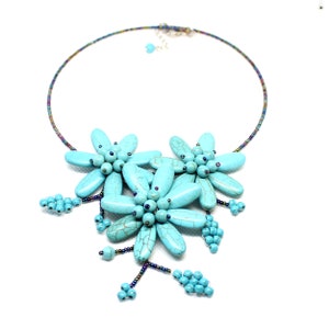 Turquoise Necklace Simple turquoise necklace  Turquoise Jewelry  Dainty Necklace Birthday Gift