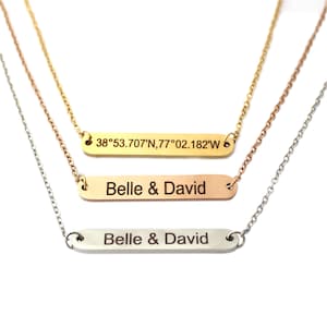 Collares con letras grabadas personalizadas, regalos para el día de la madre, regalo de graduación, regalo de cumpleaños, regalo para hermana, regalo de San Valentín, regalo de Navidad
