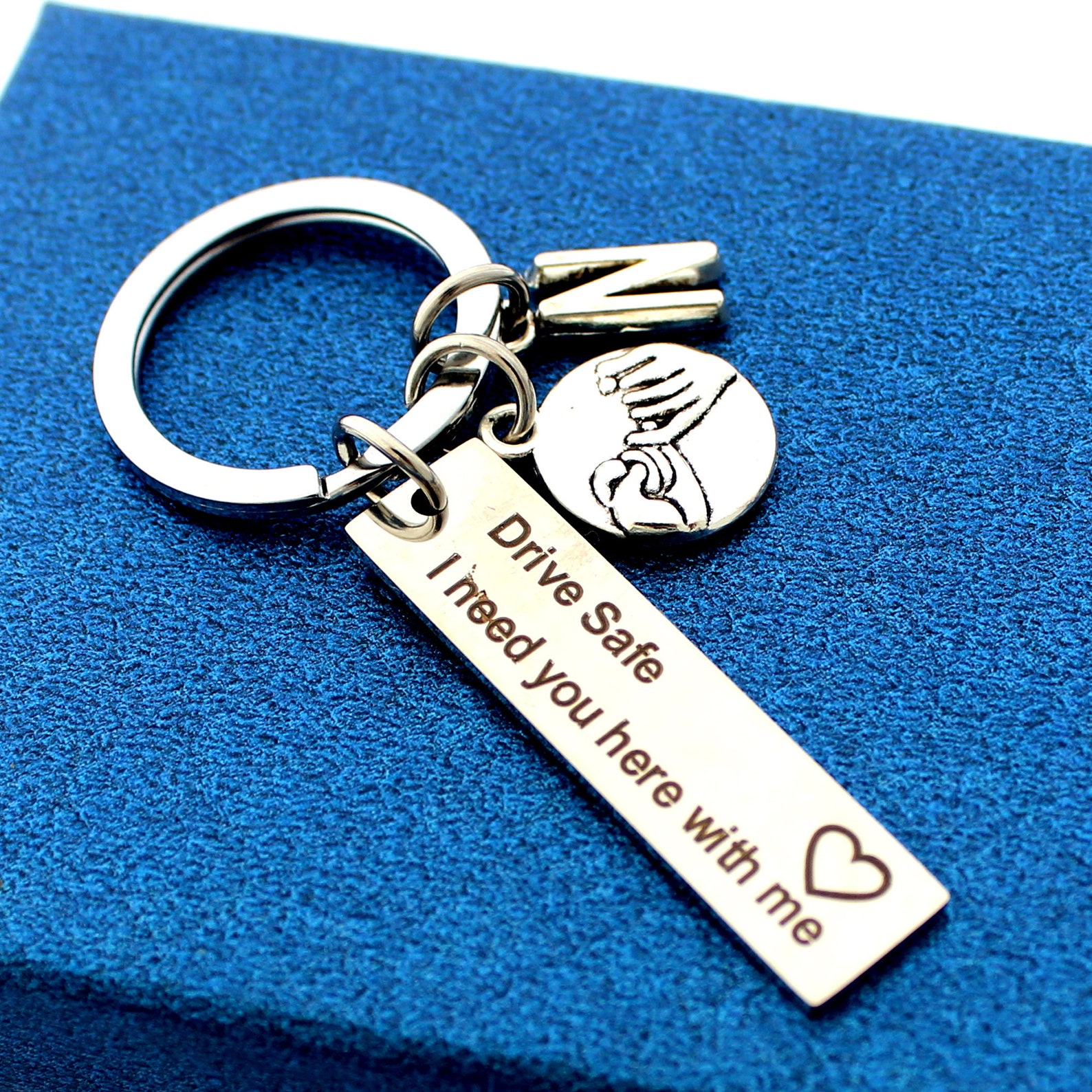 Drive Safe I Love You Keychain family Members Etsy