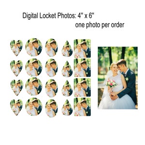 Custom Digital Oval Shaped Locket Size Photo Digital Locket Photo Print Oval Locket Photo , Locket Print,Locket Photo Locket Pictures image 7