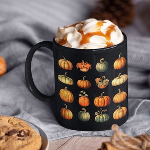 Magical Pumpkin Spice Coffee Tea Mug, Fall, Pumpkin Spice, Halloween, Whimsigoth, Cottagecore, Coffee Tea Mug Cup