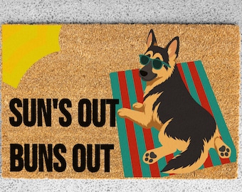 Custom Doormat German Shepherd Gift for Dog Lover Gift Housewarming, New Home Gift Home Decor for Porch Decor for Patio, Wedding Gift