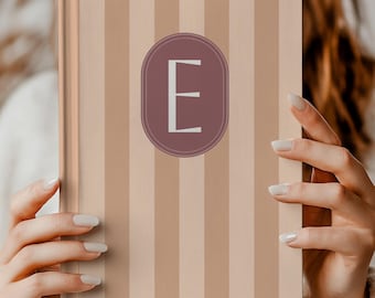 Personalized Journal Notebook Monogram Gift Graduation Gift for Her Him Blank Lined Custom Gratitude Journal Therapist Notebook Personalized