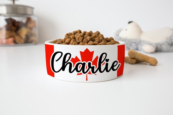 Custom dog bowls canada discount