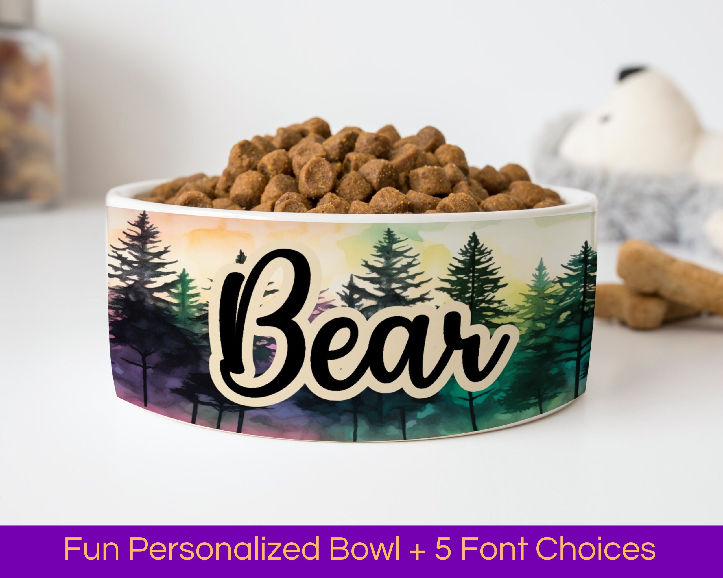 Designer Dog Bowl Etsy Canada