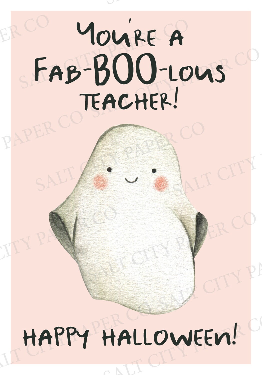 PRINTABLE You're a Fab-boo-lous Teacher Gift Tag Teacher | Etsy