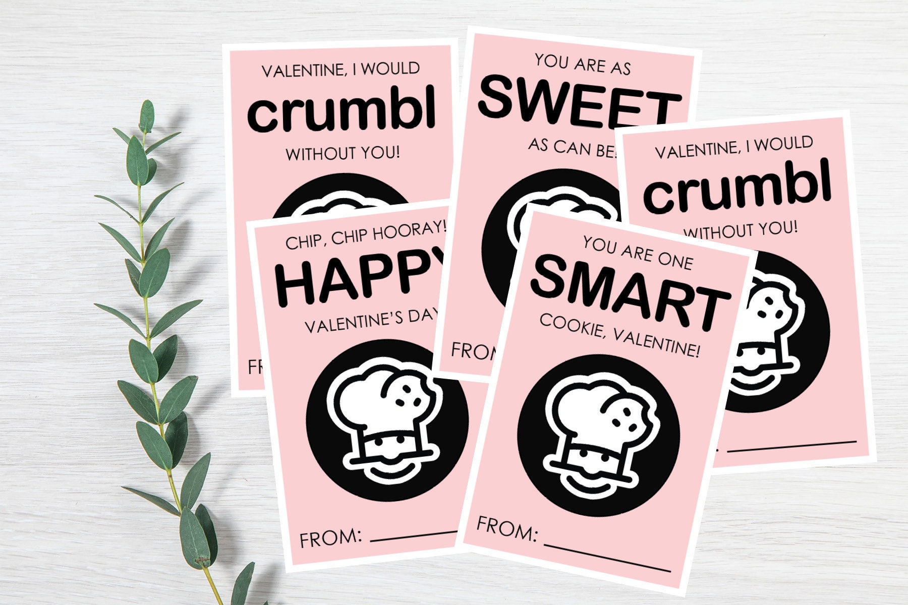 Printable Crumbl Valentine's Day Cards Cookie Printable - Etsy