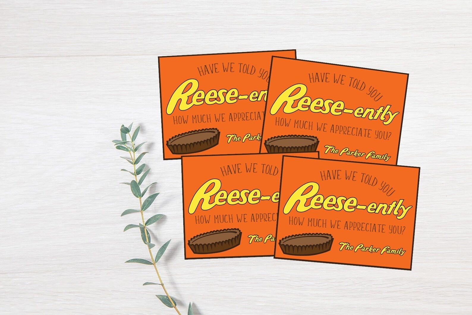 PRINTABLE Teacher Appreciation Tag Reese's Thank You Tag - Etsy