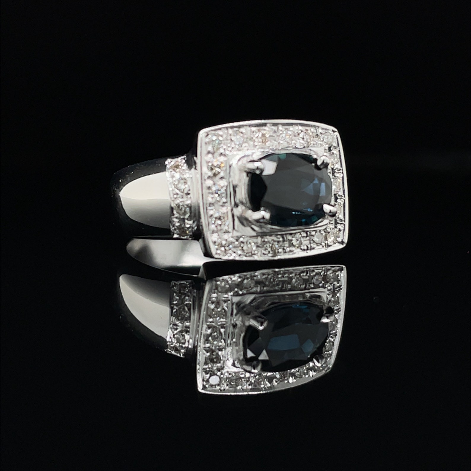sapphire and diamond ring white gold sapphire and diamond ring white gold