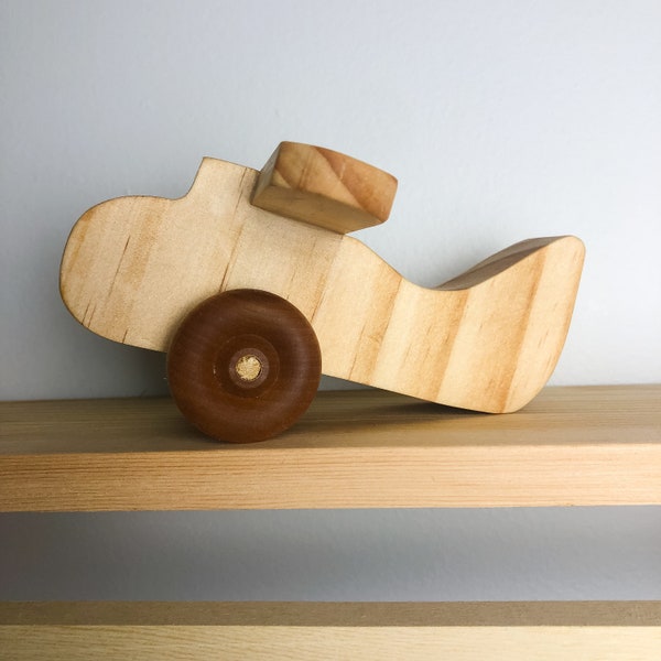 Holz Spielzeug Flugzeug, Spielzeugflieger, Holzflugzeug, Baby Schiebespielzeug, Schiebeauto, Naturholzspielzeug, Holzspielzeug, Holz-Lkw, Bio-Auto, Bio-Holzspielzeug