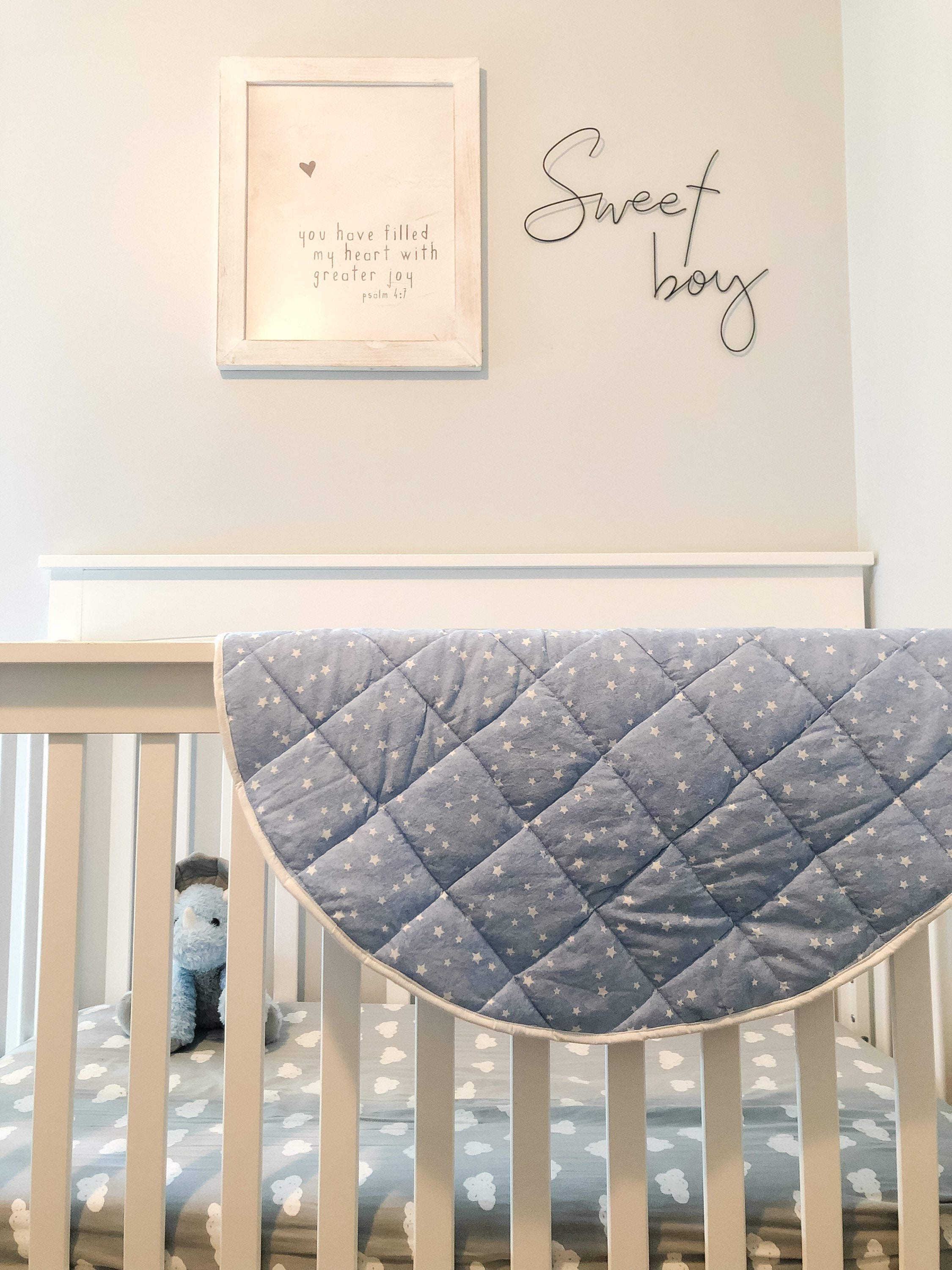 Baby Play Mat Star Baby Blanket Tummy Time Blanket Newborn Etsy