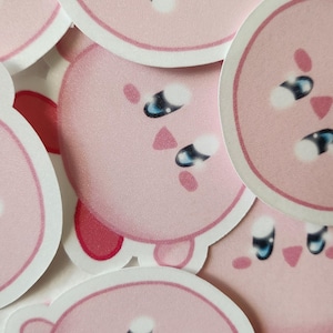 Pink Boi Sticker | Cute Matte Sticker for decorating laptops, sketchbooks, and journals | Matte Vinyl Sticker