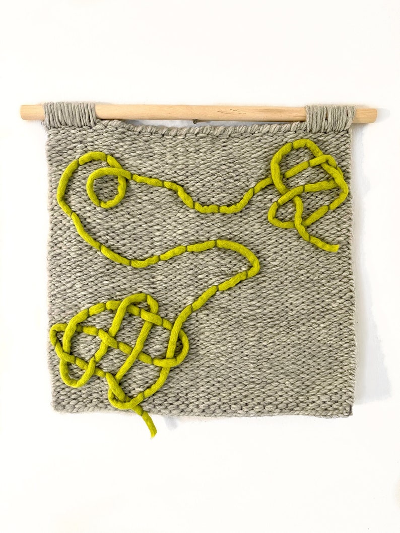 Loop De Loop Weaving Woven Wall Hanging Tapestry Home Decor Wall Art Etsy