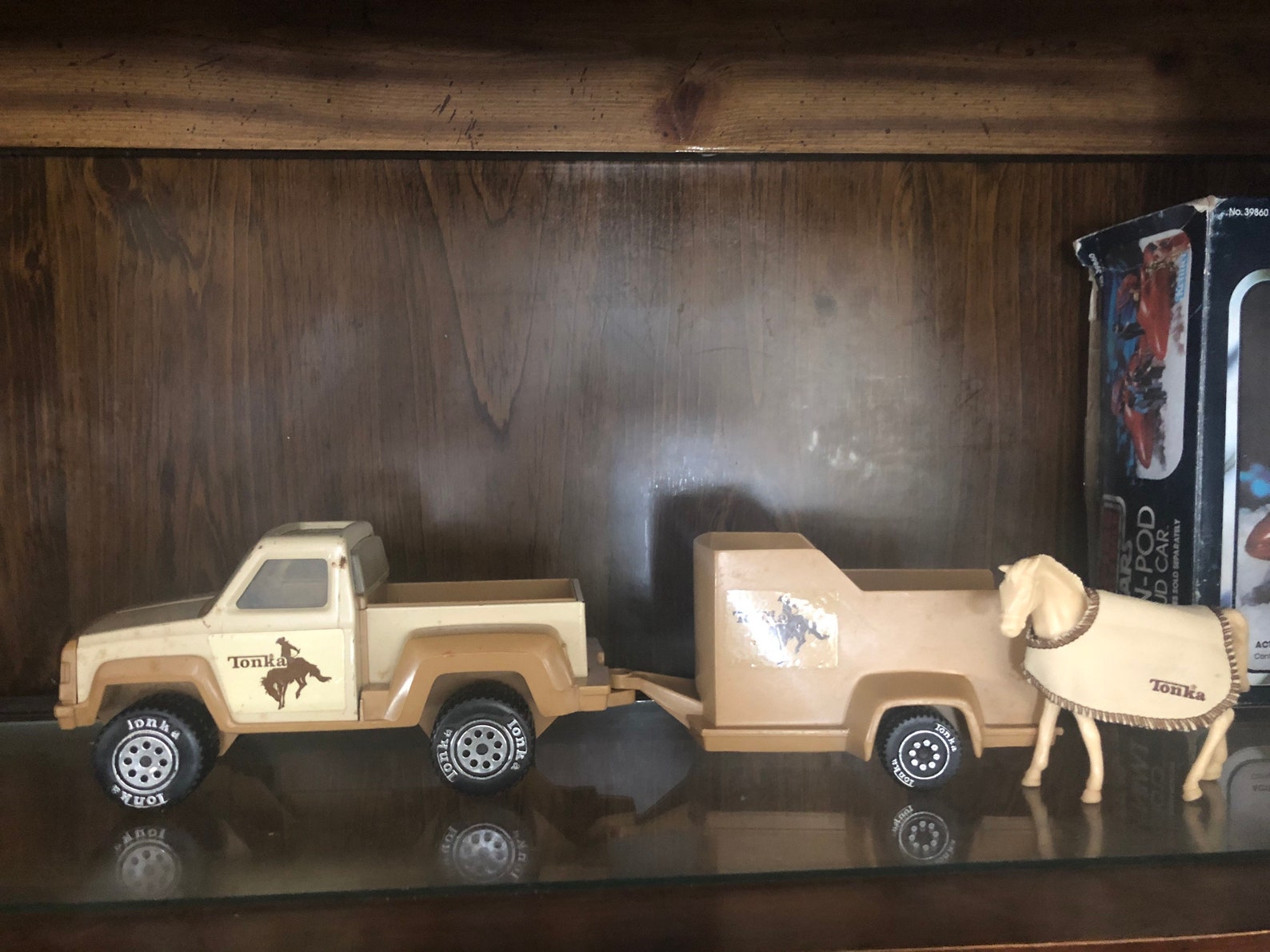Rodeo Tonka truck horse and trailer Etsy