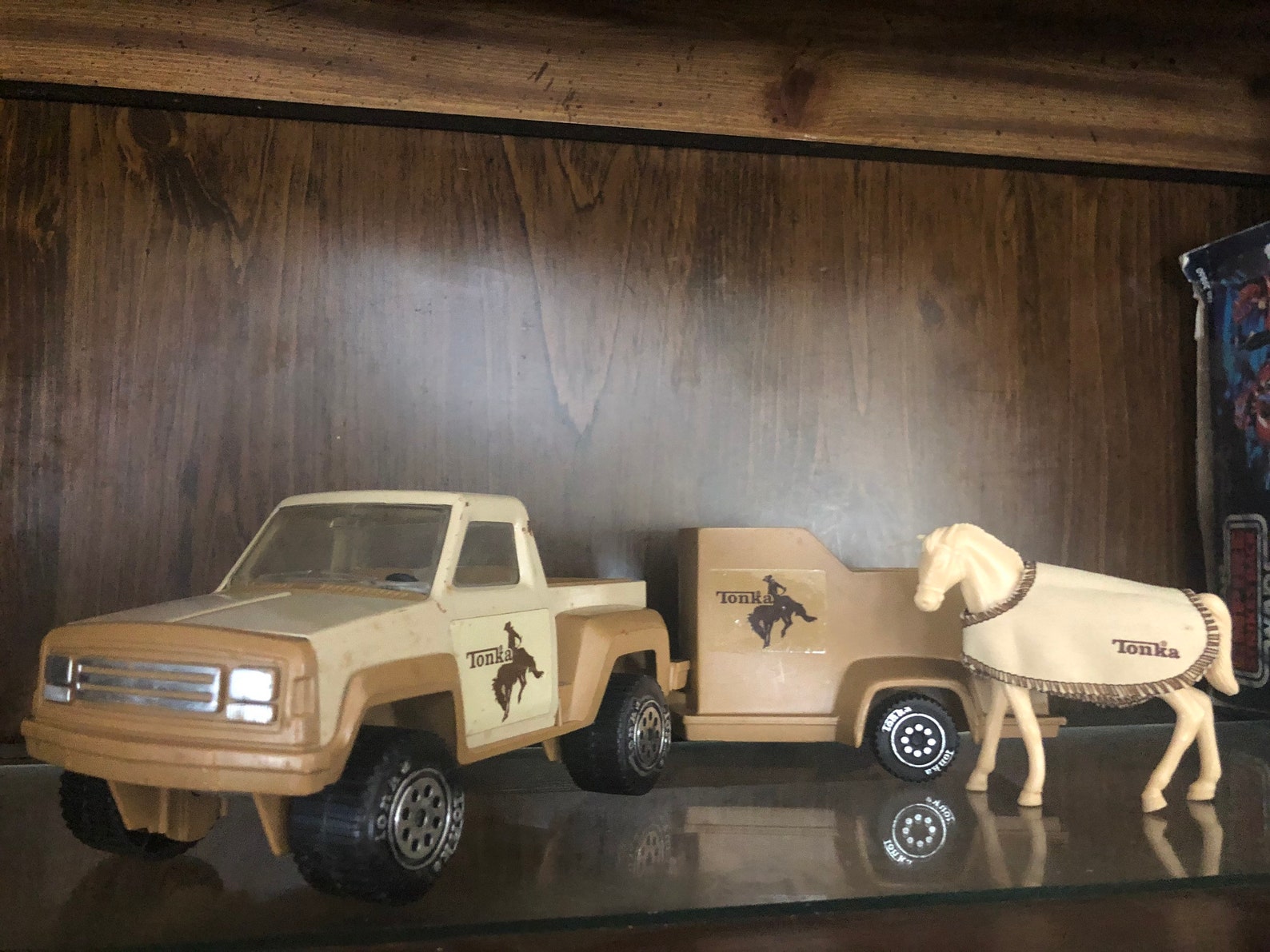 Rodeo Tonka truck horse and trailer Etsy