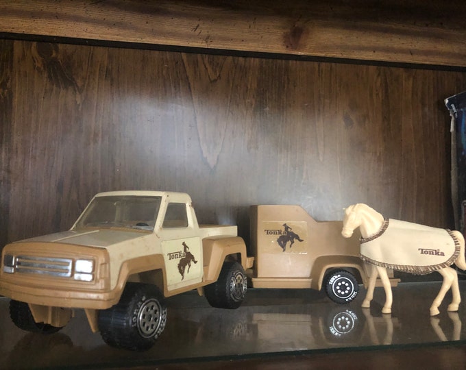 Rodeo Tonka Truck Horse Trailer and Jumping Fence Etsy