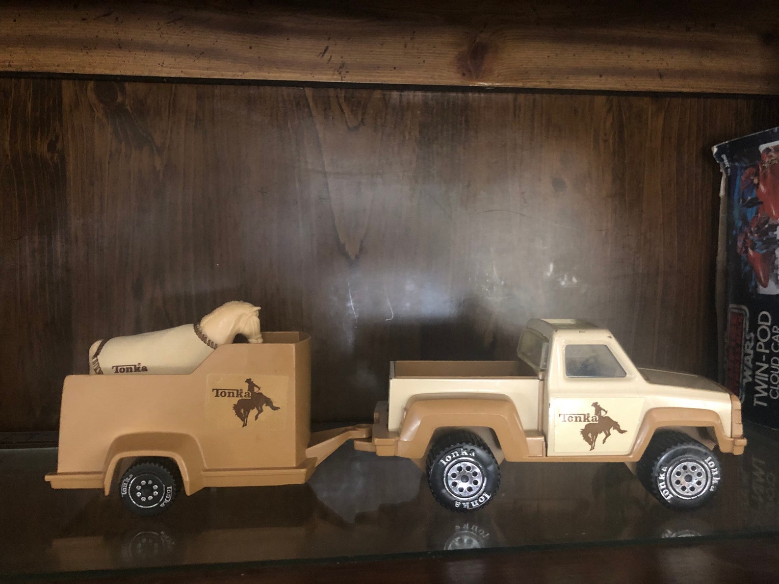 Rodeo Tonka truck horse and trailer Etsy