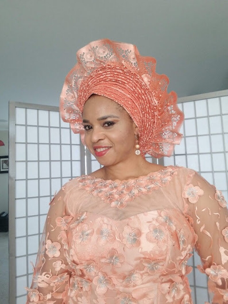 Ready to Wear Auto Gele / Pretied Gele / Aso Oke Auto Gele / Trendy