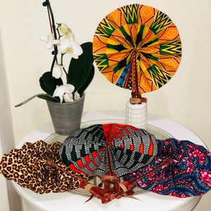 African Print Accessories Fans - African Waist Beads - Necklace&Bracelets - Anklets