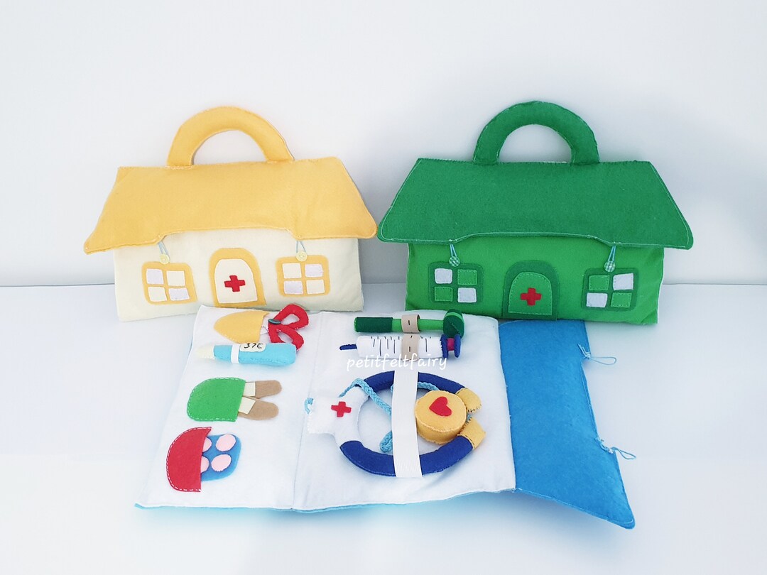 Personalised Felt Doctor Kit Set Toy felt Play Pretend Etsy