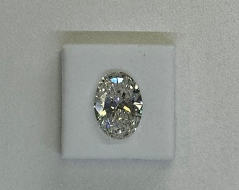 OVAL - Lab Diamond 2.01 Carat, VS1 Clarity, E Color w/ 14K, 18K White Gold, Rose Gold, Yellow Gold