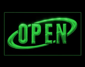 110008 OPEN Chinese Food Bamboo Dim Sum Spring Roll Traditional LED Light Sign