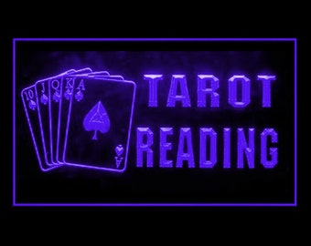 180088 Tarot Reader Psychic Reading Room Shop Store Open Decor Display LED Light Neon Sign
