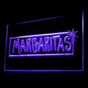 170078 Margaritas Martini Cocktail Bar Pub Club Home Decor Wyświetlacz LED Light Neon Sign