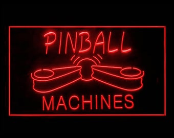 230046 Pinball Machine Bouncing Controller Game Room Man Cave Home Decor Display LED Light Neon Sign