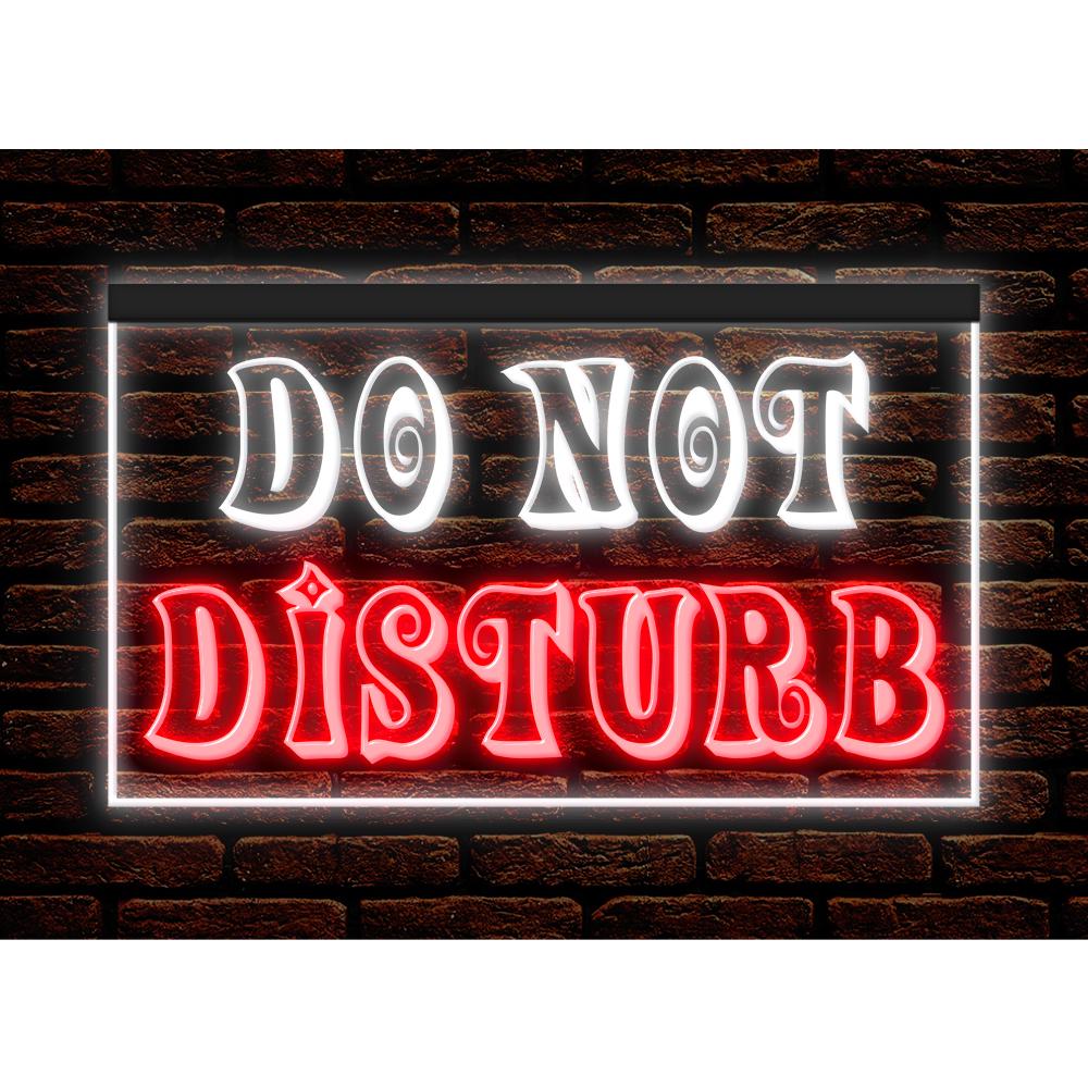 Do Not Disturb LED Neon Sign, Office Decor Illuminated Decor