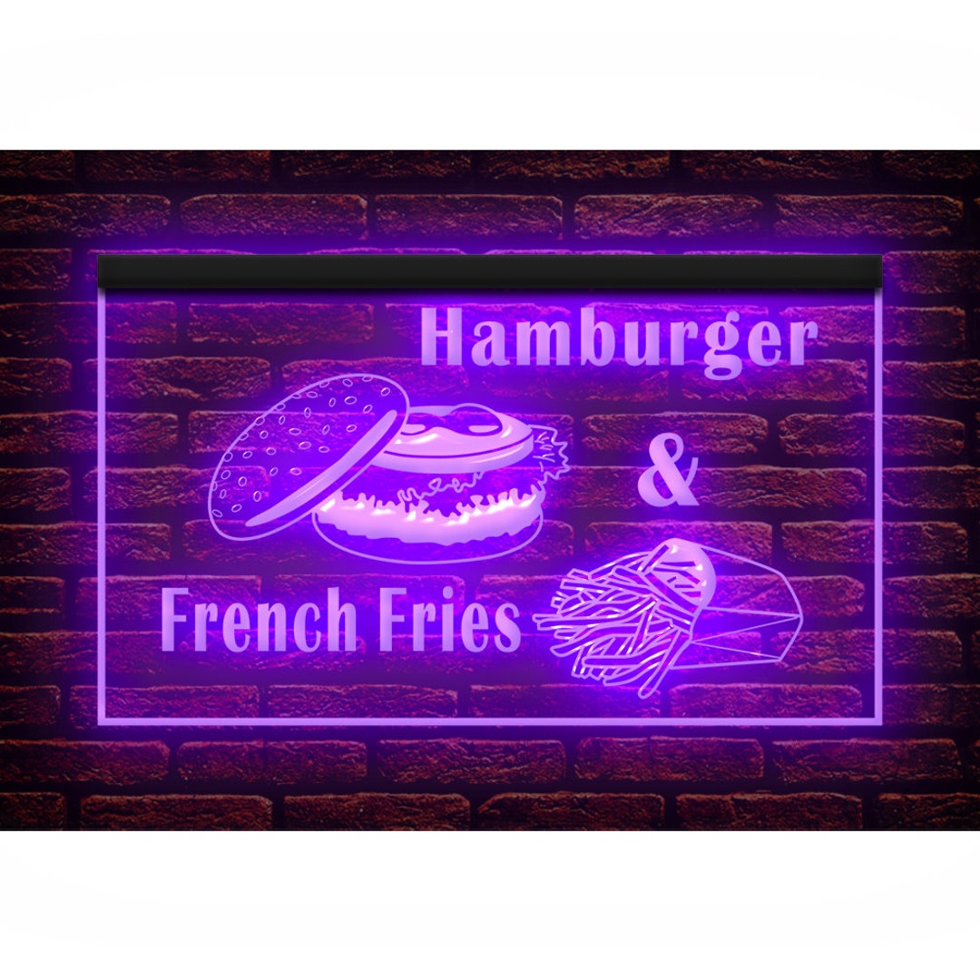 110142 Hamburger French Fries Fast Food Shop Cafe Store Decor Etsy 110142-hamburger-french-fries-fast-food-shop-cafe-store-decor-etsy