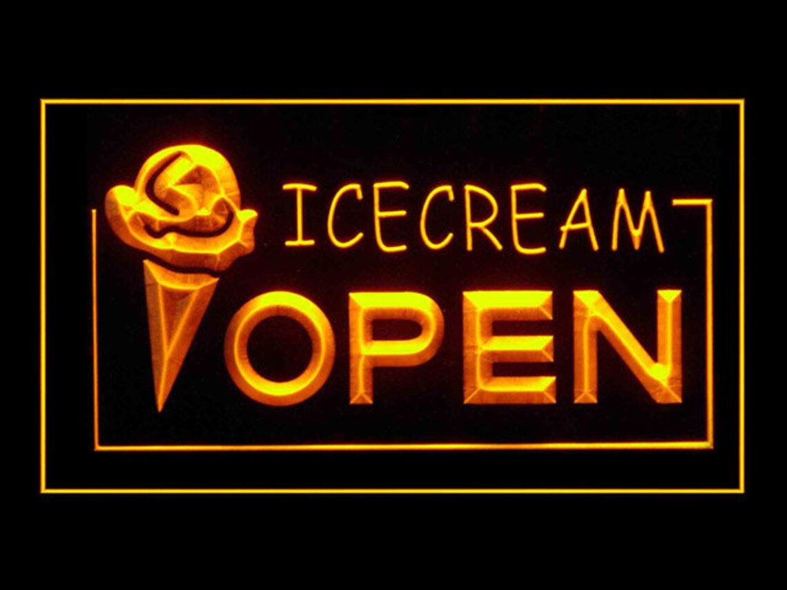 110009 Open Ice cream Cafe Shop Chocolate Shop Combination Etsy