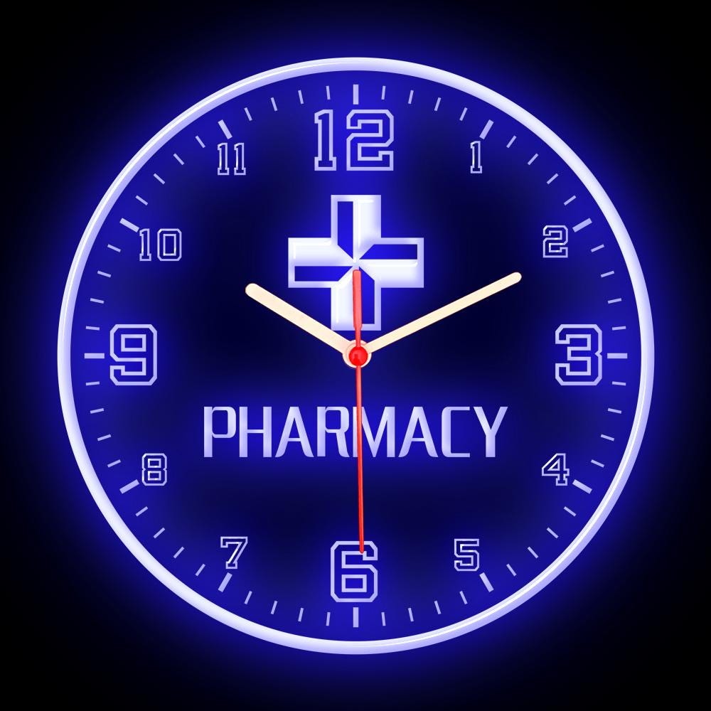 25ck1381 Pharmacy Shop Wall Home Decor Colorful LED Flexible Flex