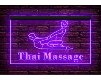 160085 Thai Massage Body Beauty Salon Shop Open Decor Display LED Light Neon Sign