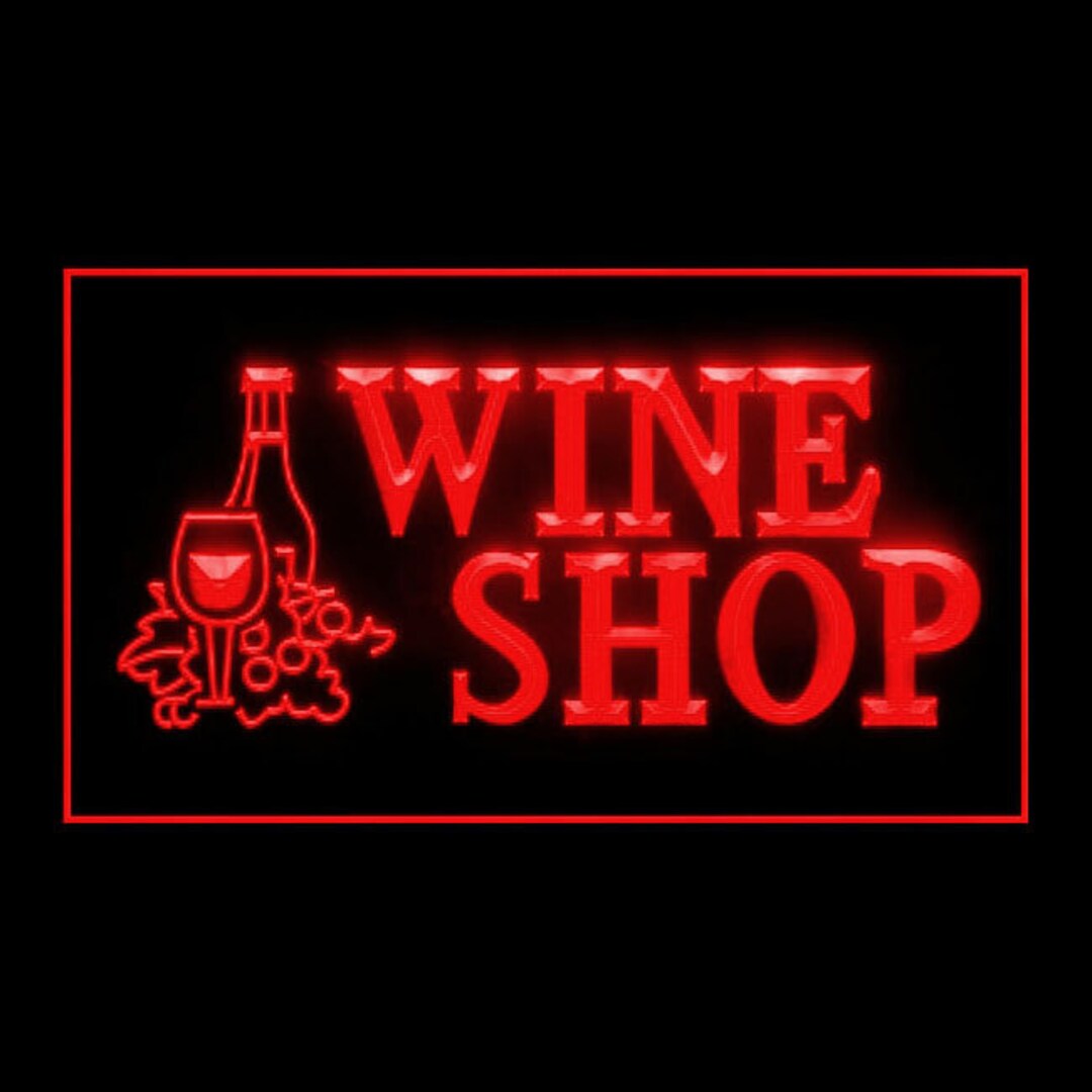 170006 OPEN Wine Shop Whiskey Beer Cocktail Pub Club Store Etsy