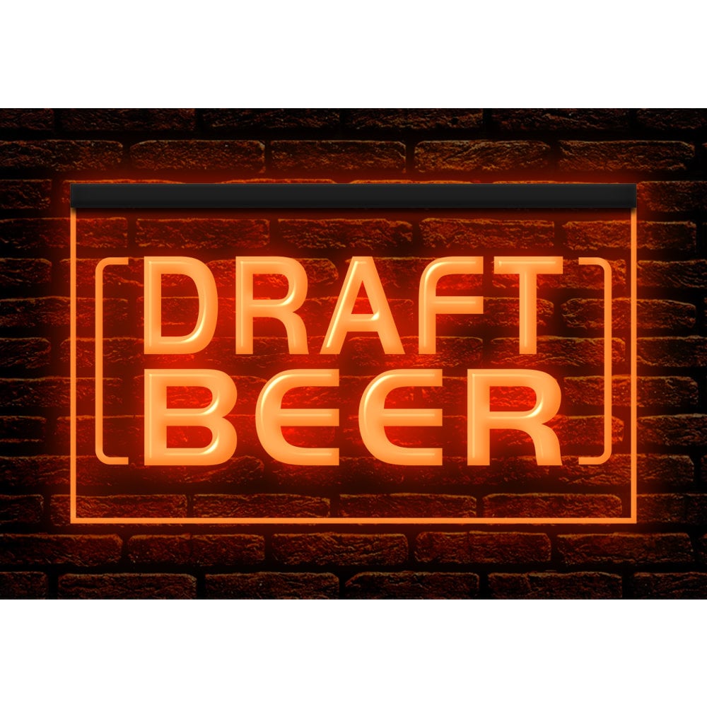 170026 Draft Beer Bar Pub Home Decor Open Display LED Night Light