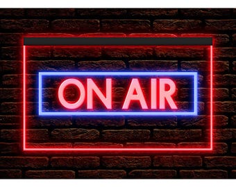 140017 On Air Aufnahmestudio Audio LIVE Wohnkultur Display LED-Licht Neon Sign 7 Farben oder 16 Farben Per Fernbedienung oder 13 Sets Dual Color