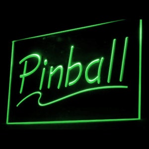 230020 Pinball Game Room Man Cave Home Decor Display LED Light Neon Sign